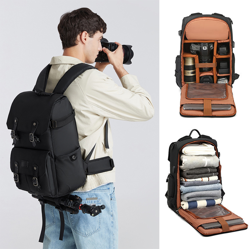 Drone Camera Case - กระเป๋ากล้อง DSLR กันน้ำกลางแจ้งความจุขนาดใหญ่มัลติฟังก์ชั่น 17 นิ้วกระเป๋าคอมพิวเตอร์แล็ปท็อป SLR