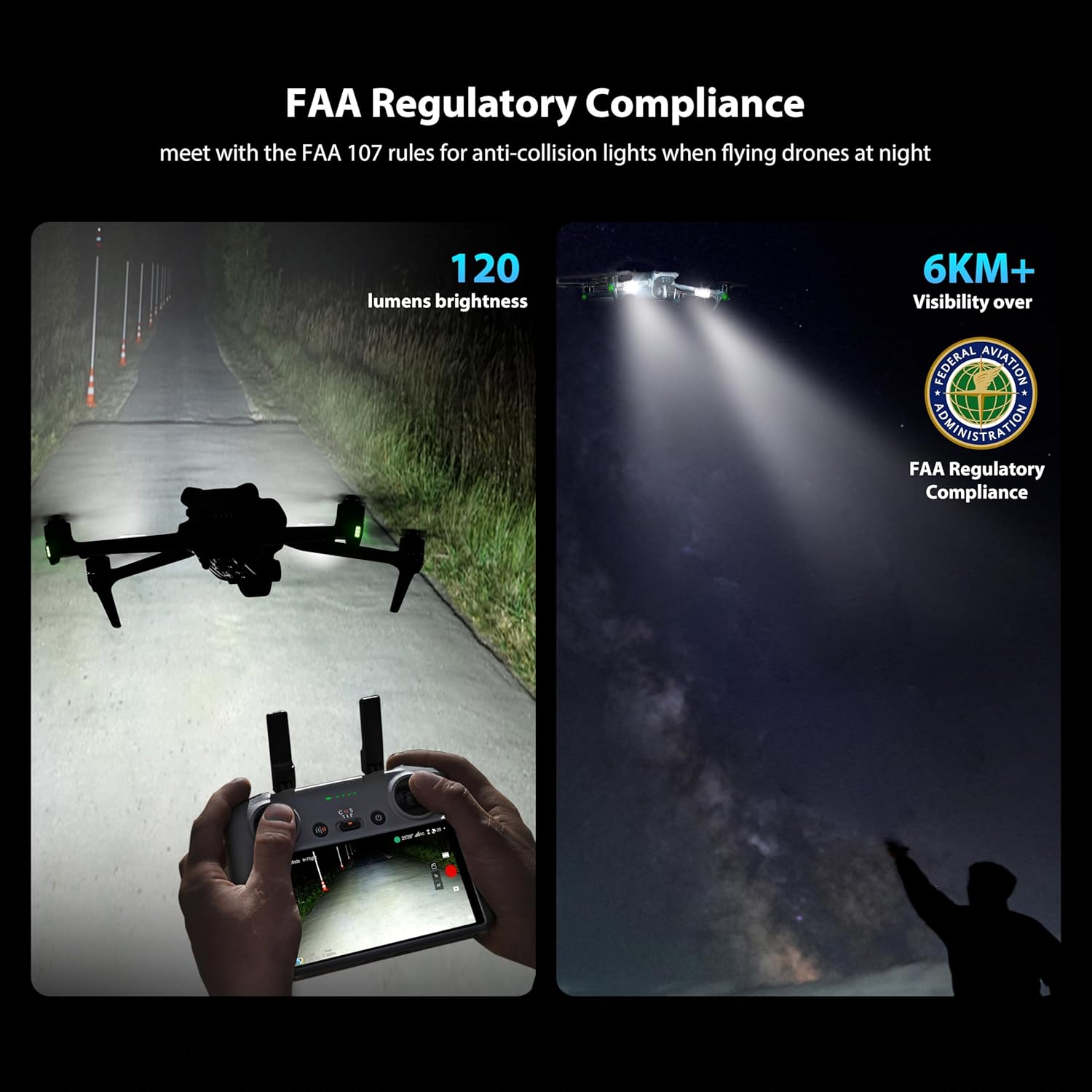 ไฟแฟลชป้องกันการชนสำหรับโดรน S - Dji Drone Mini 4 Pro บทวิจารณ์และราคา