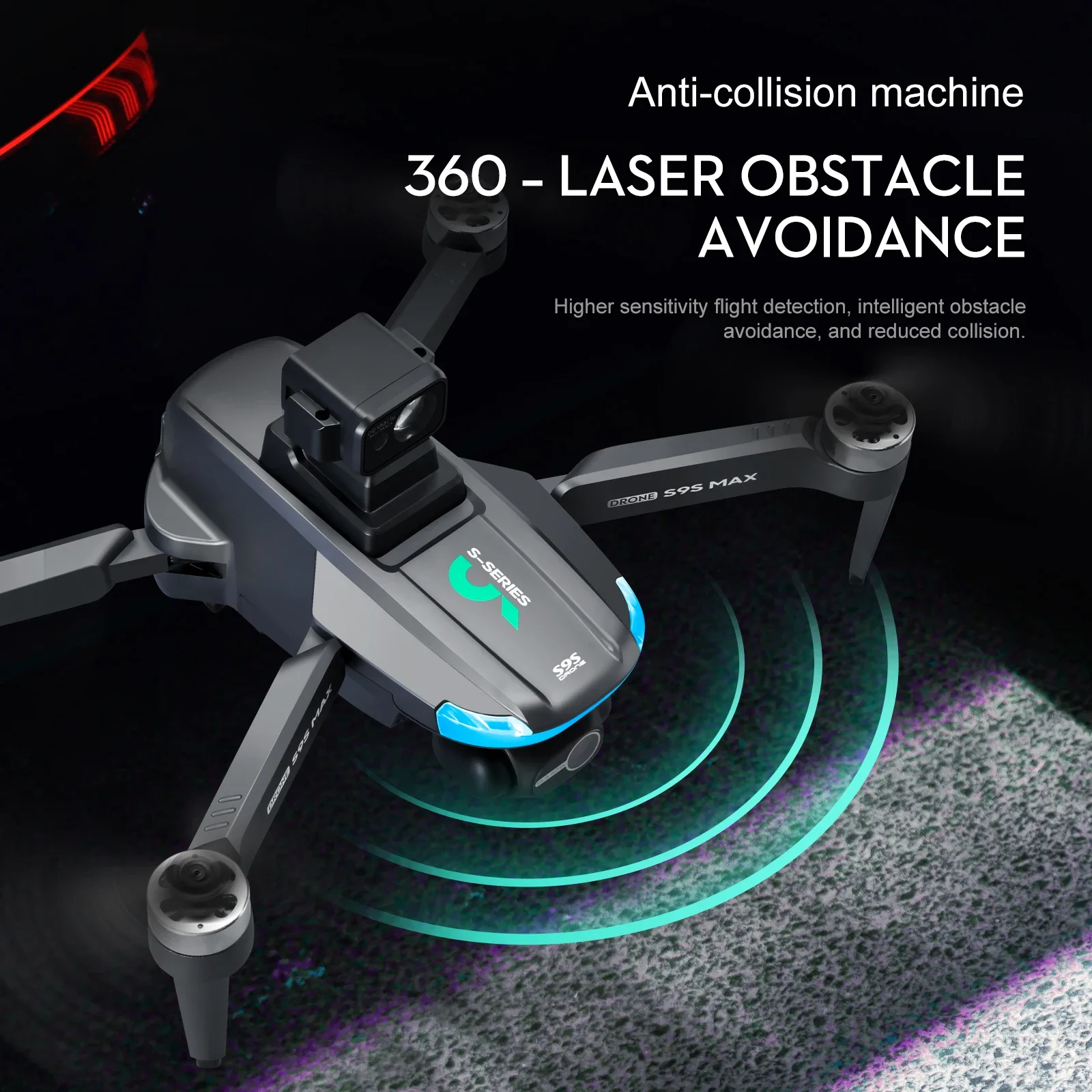 ใหม่S9S MAX MINI Drone 4K 2 แก - Drone Camera 4K บทวิจารณ์และราคา